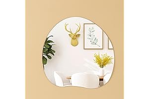 3D Acrylic Mirror Wall Decor Stickers Removable Egg Shape Mirror Wall Stickers