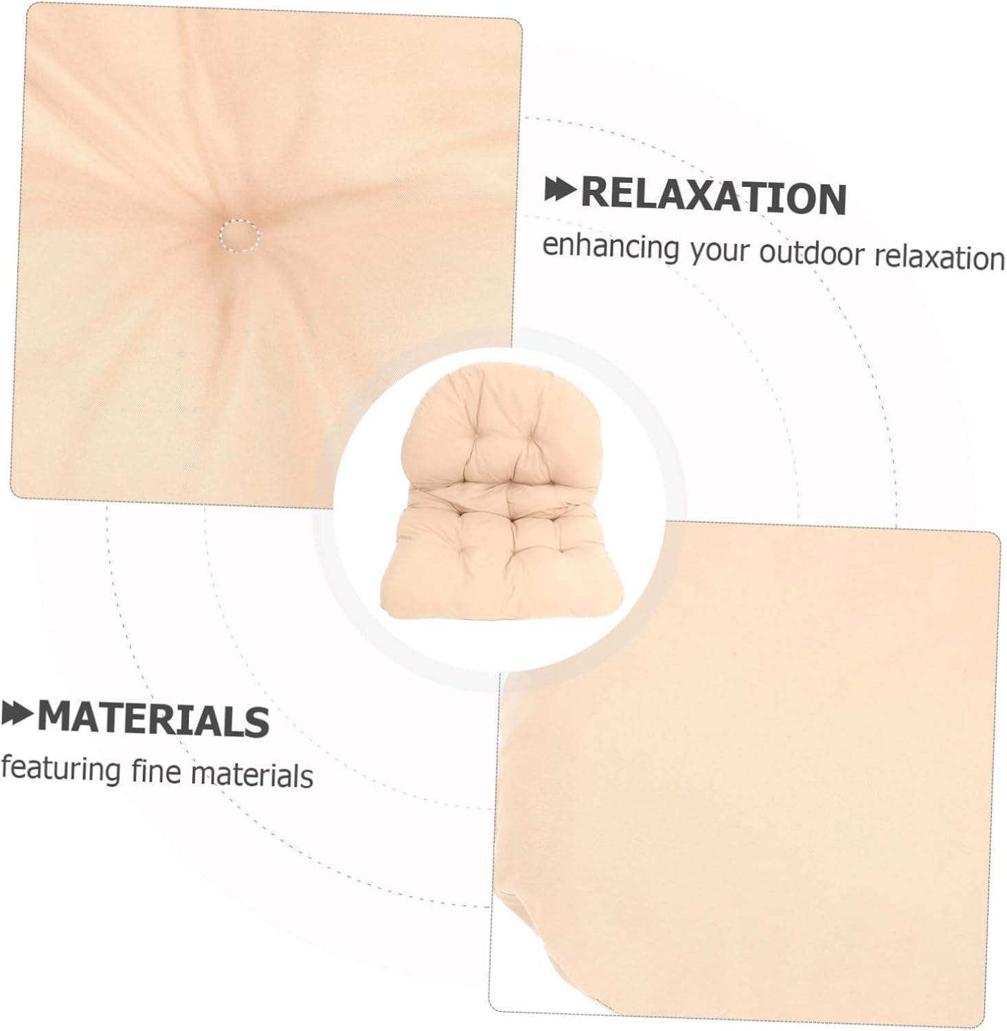 Washable Hanging Egg Chair Cushion and Weatherproof Replacement Pad for Garden Swing Thick Nest Back Pillow Multiple Colors for Outdoor Relaxation