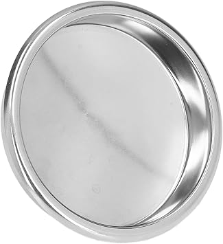 58mm Flush Blind Filter, Espresso Cleaning Disc, Backflush Filter Portafilter Basket Coffee Machine Accessories, Stainless Steel Backflush Insert Cleaning Disc for Coffee Machine(Silver)