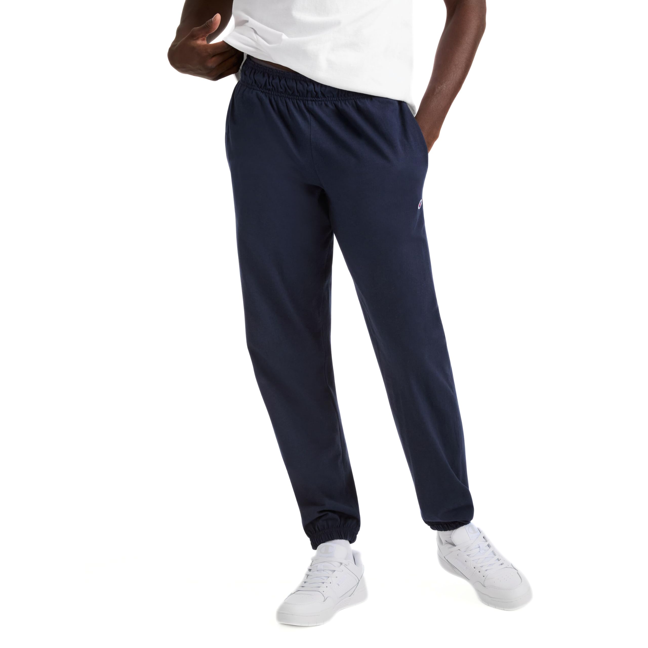 Champion Men's Pants, Everyday Cotton, Lightweight Lounge, Knit Pants for Men (Reg. Or Big & Tall)