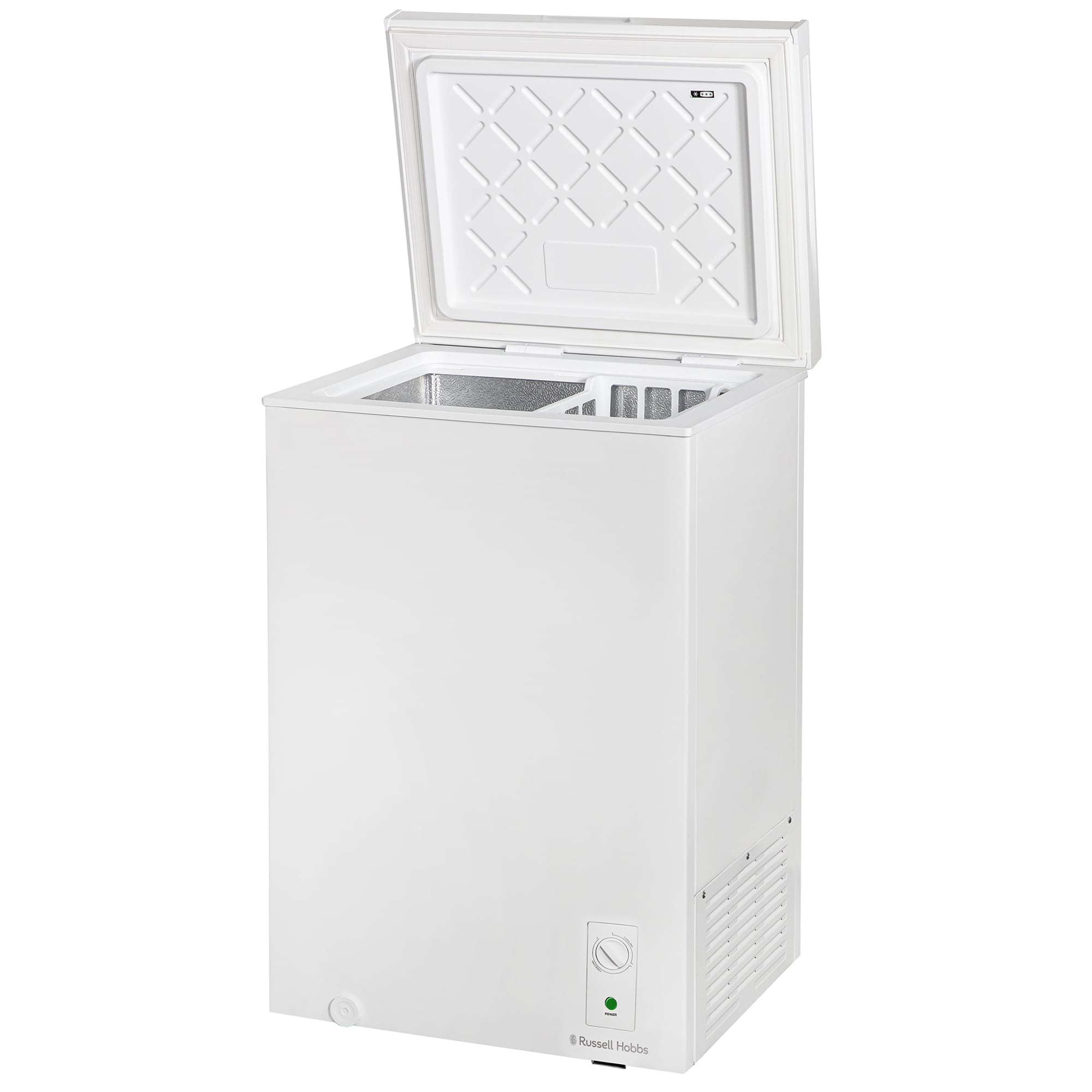 Russell Hobbs White Chest Freezer 198L Freestanding with 5 Year Warranty, Adjustable Thermostat, Chill or Freeze Function, 4 Star Freezer Rating & Suitable for Outbuildings & Garages RH198CF0E1W — view 67