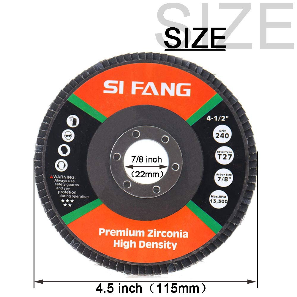 Flap Discs 240 Grit - Angle Grinder Abrasives -2