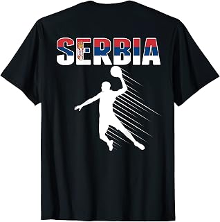 Serbia Basketball Fans Jersey Proud Serbian Sport Supporters T-Shirt