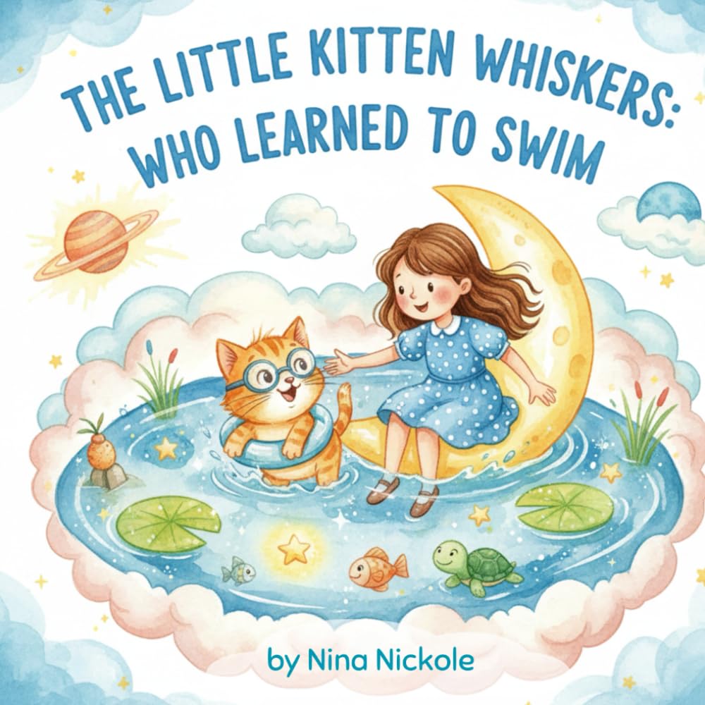 THE LITTLE KITTEN WHISKERS: The Brave Kitty Who Learned to Swim