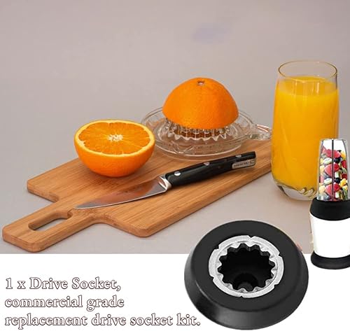 Miniatura 3 de Para Rx Drive Socket, Para Blender RX 1700W pieza de repuesto, Kit de zócalo de transmisión, Kit de reparación Tuerca de retención, Engranaje base