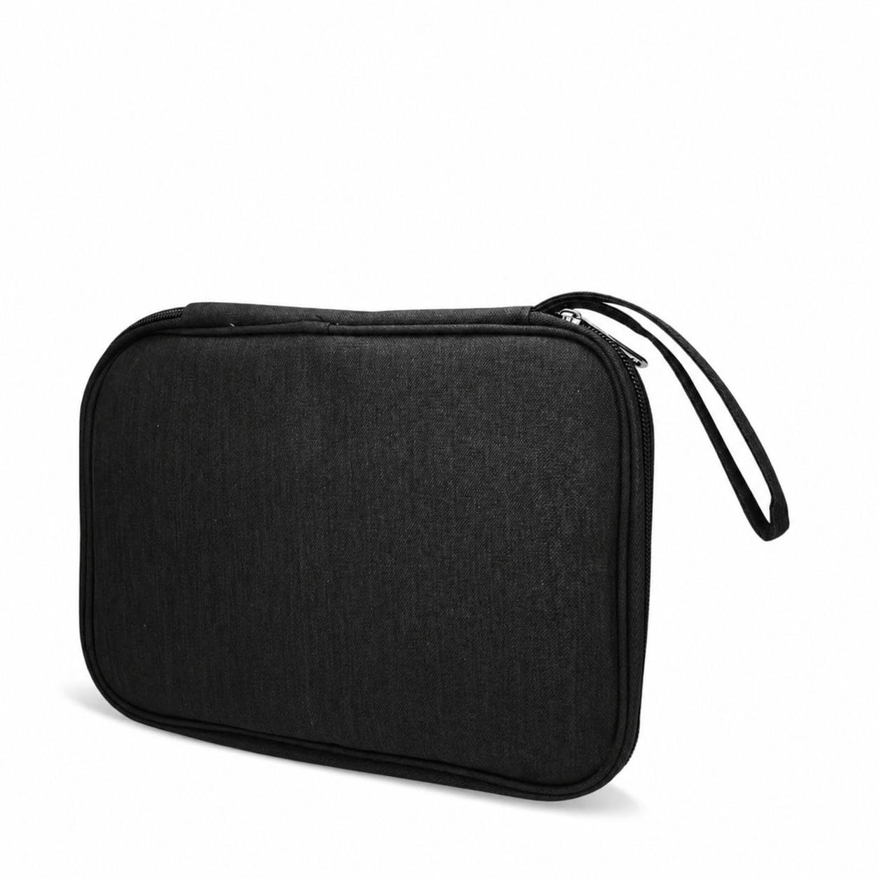 Electronics Organizer Travel Case,Electronic Accessories Storage Case,Portable Waterproof Cable Organizer Bag,Travel Cord Organizer Pouch for Small Charging Cord Storage,Cables,SD Card-Black-image-20