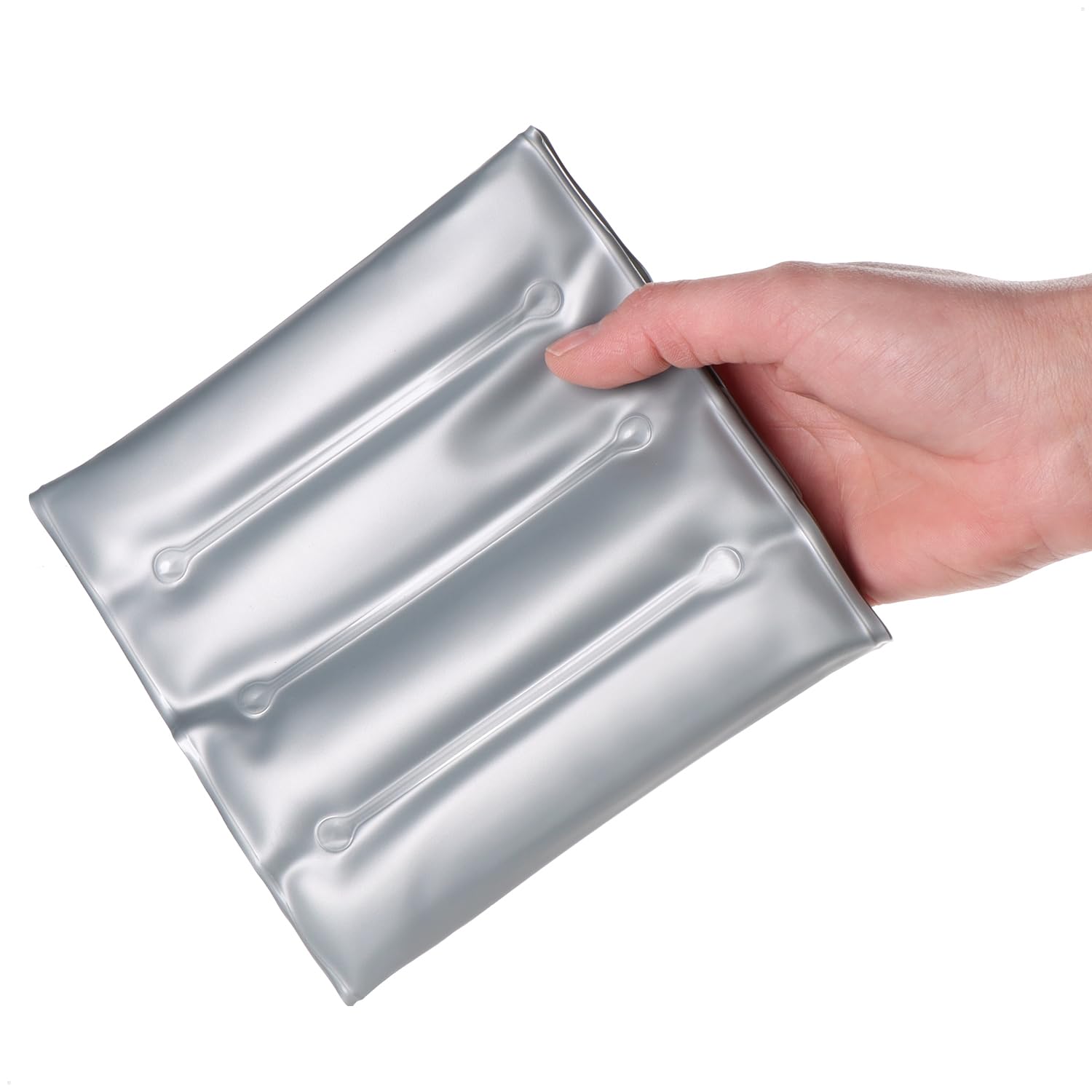 COM-FOUR® 2x enfriador de botellas para llevar - funda enfriadora de vino con cierre rápido - funda refrigerante para enfriar cerveza, vino y refrescos - enfriador de champán (02 piezas - gris)