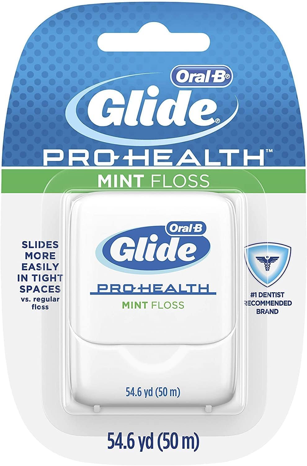 Oral-B Glide Pro-Health Dental Floss, Mint, 50 M