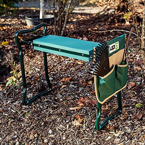 Knie- en zitbankje voor tuinwerkzaamheden belastbaar tot 100kg - Afbeelding 5