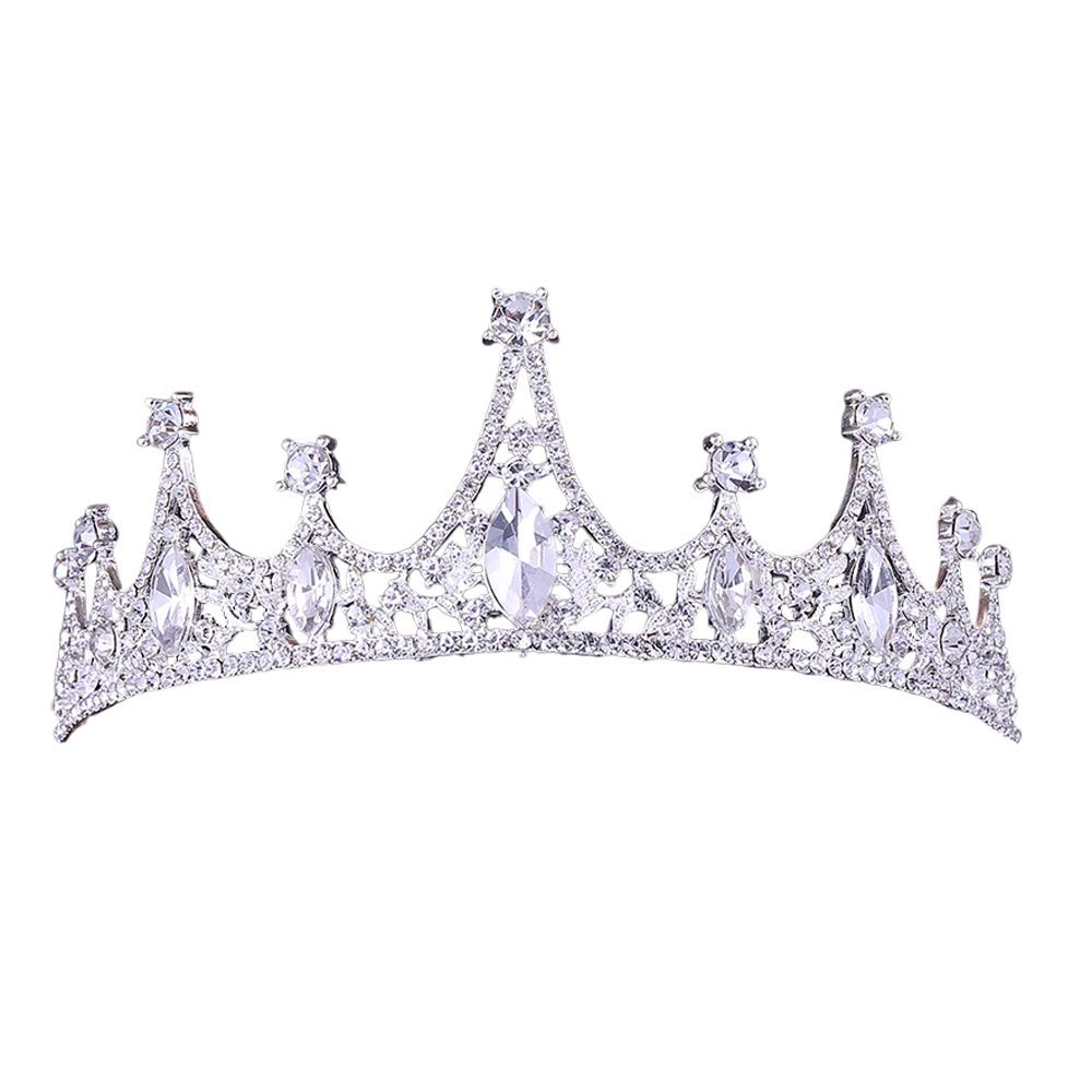 Crown headdress 18th birthday Sen Senmei crown white wedding wedding jewelry