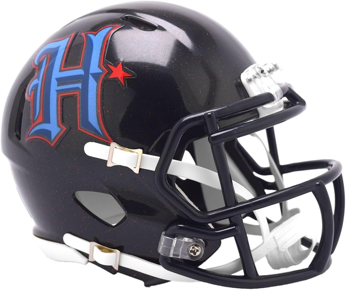 Riddell Houston Texans (2024) Navy Blue Alternate Speed Mini Helmet