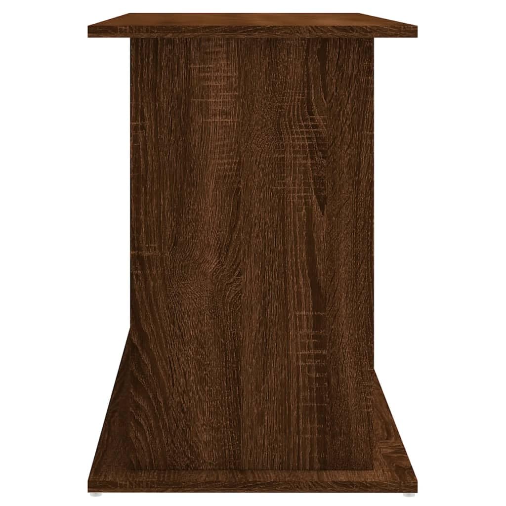 vidaXL Soporte de Acuario Madera ingeniería marrón Roble 101x41x58 cm