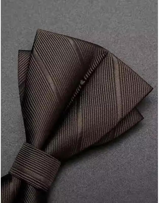 Men Be Engaged Marry Necktie Formal Dress Scarf Shirt Stripe Groomsman Bow Tie