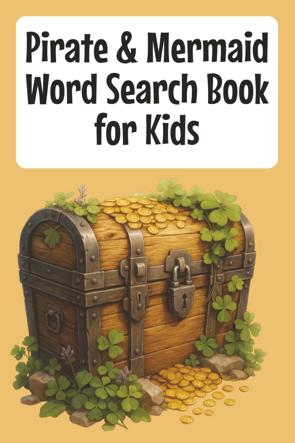 Pirates and Mermaids Word Search Book for Kids