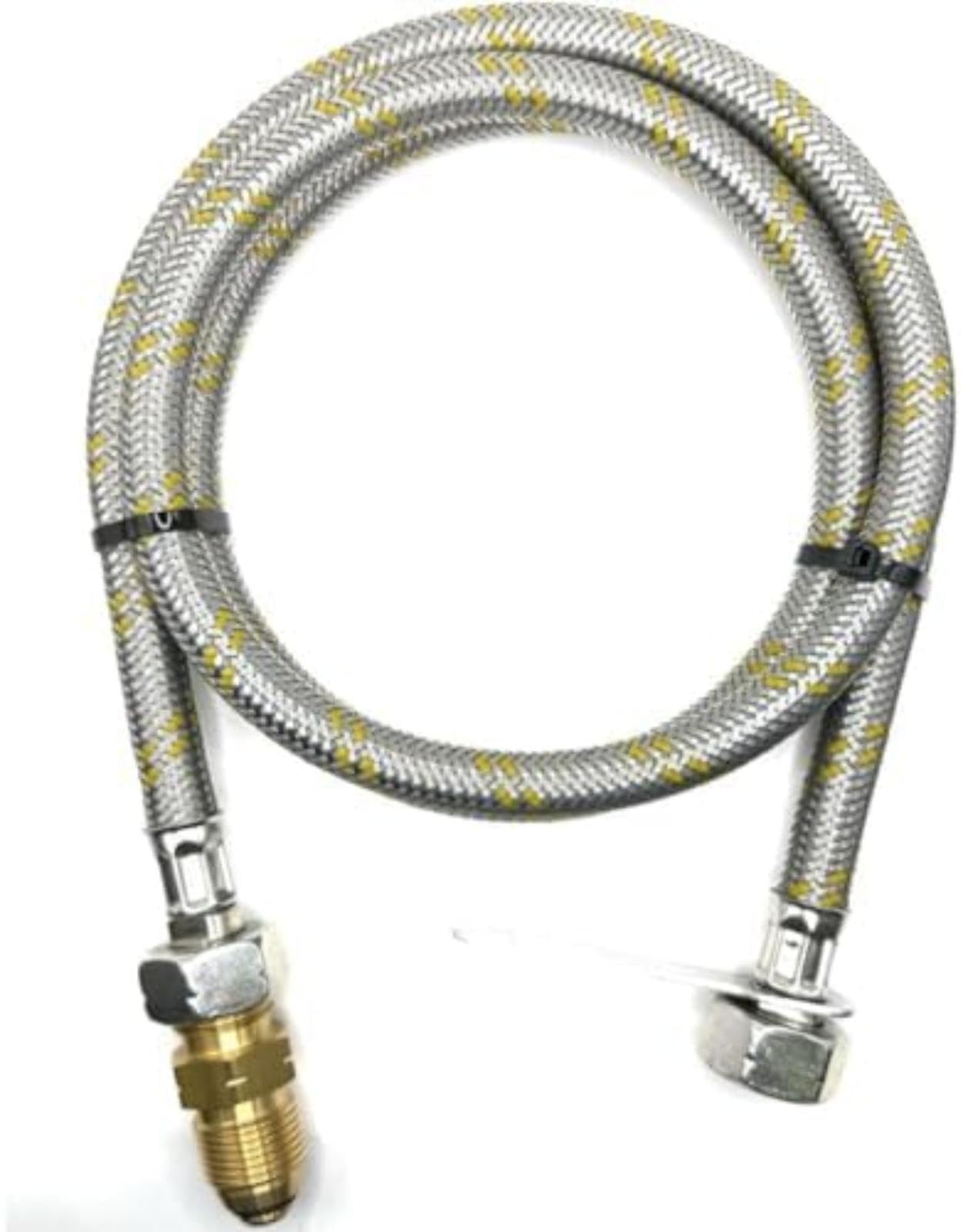 Zestaw węża do napełniania propanem butanem Lpg, 1,5 m, dla 0,880 Pol Lh męski na 21,8 mm żeński wzmocniony pigtail, dla nas, Australia, Belgia elastyczna rura wydechowa