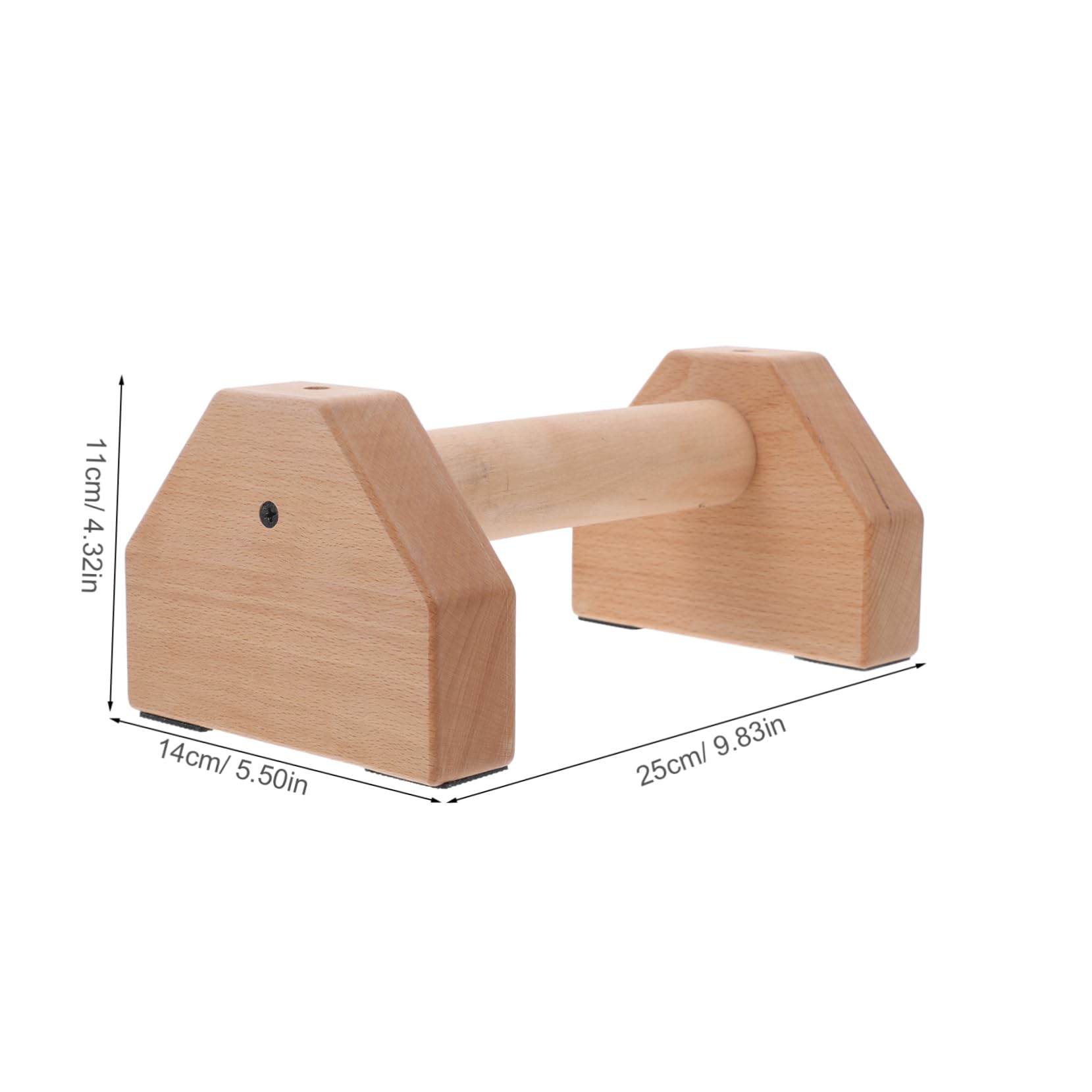 BESPORTBLE Sturdy Wooden Push up Stands Push up Bars Handles Strength Training Equipment Fitness Accessory Handstand Support