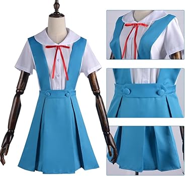 Amazon.co.jp: [猫と三町目] EVA 綾波レイ コスプレ 制服 新世紀