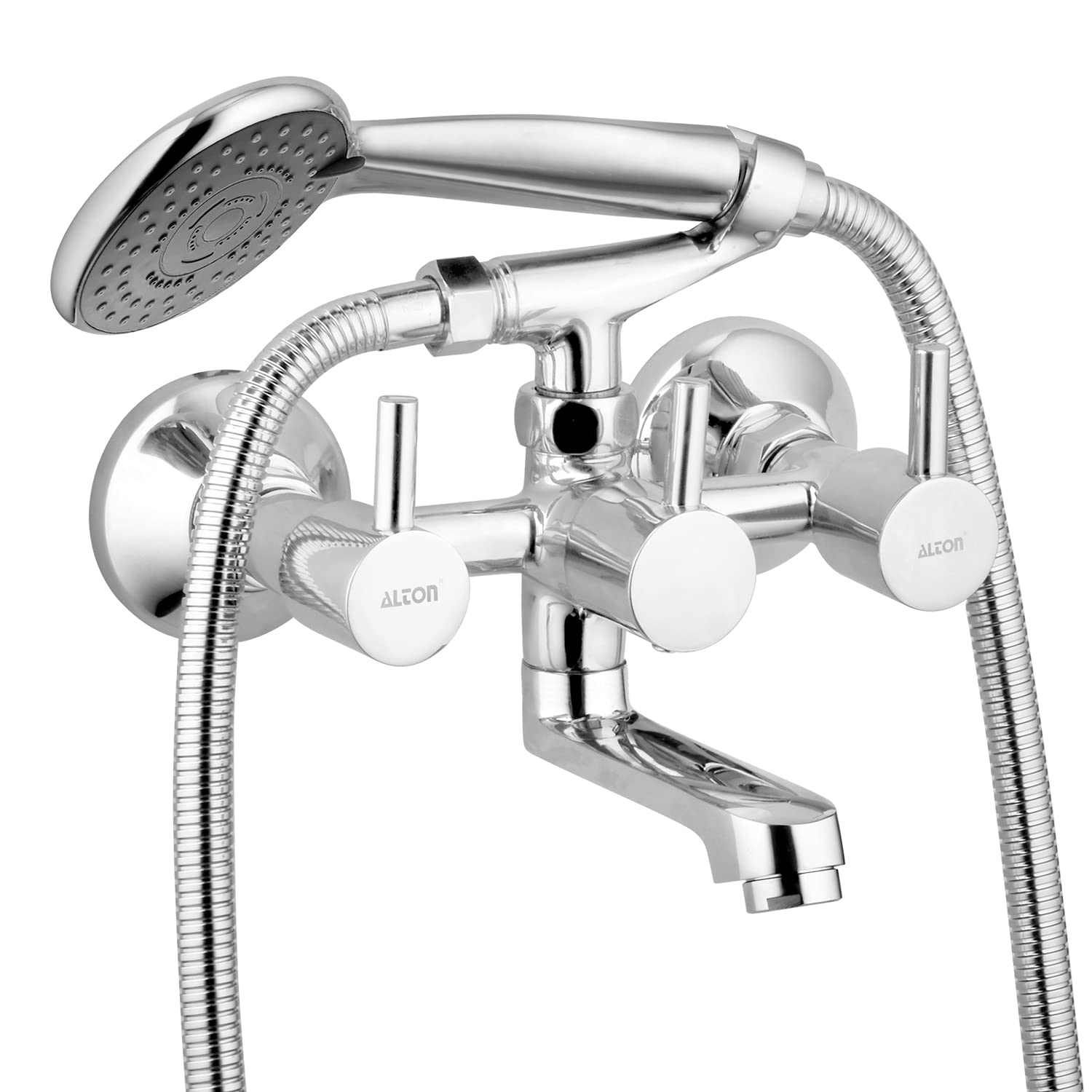 ALTON GRCL3920 Brass Wall Mixer With 3-Function Hand Shower, SS-304 Grade 1.5 Meter Tube and Crutch, Chrome Finish (B09C35HCWP) Amazon Price History, Amazon Price Tracker