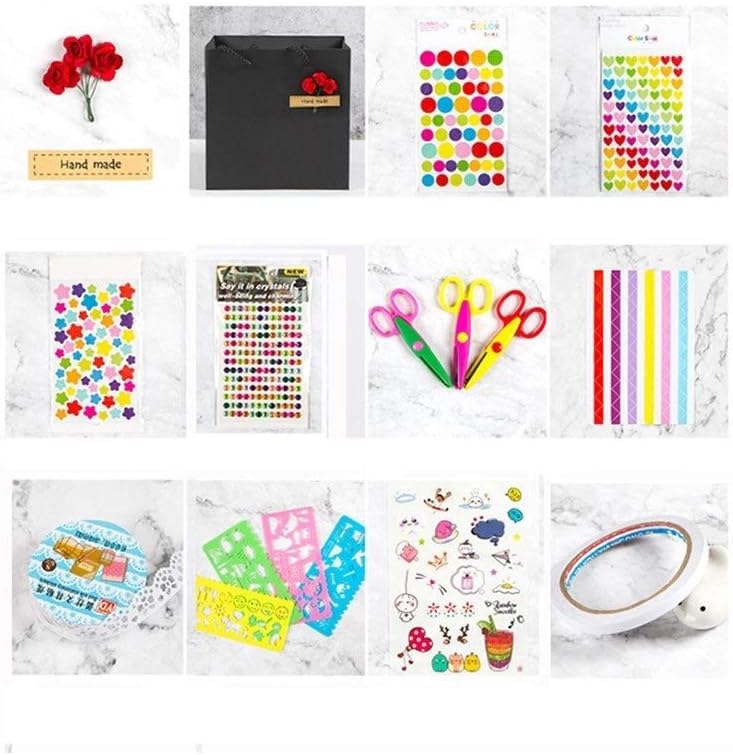 ZHAOCHEN 18 Colors Surprise Party Love Explosion Box Gift Explosion For Anniversary Scrapbook Manual Photo Album (Color : DIY kits, Size : 15x15x15cm)