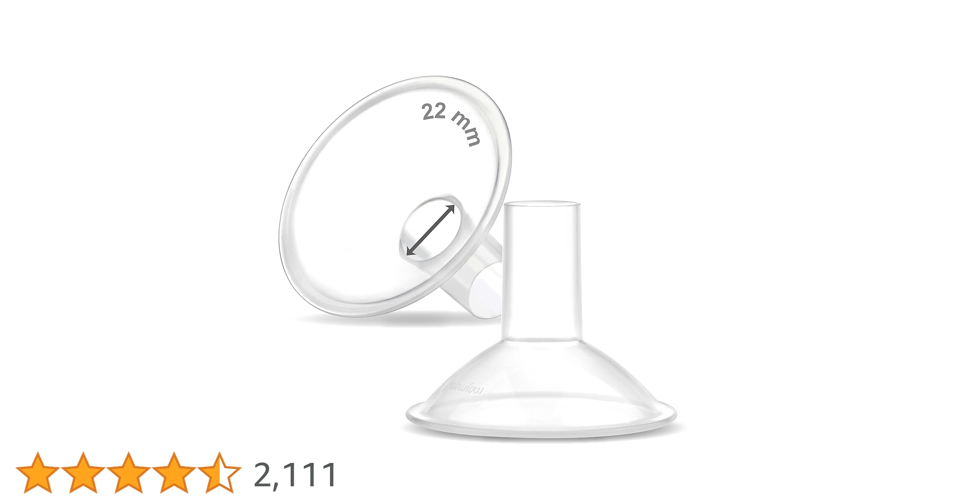 Amazon.co.jp: Maymom お椀型さく乳口 22mm Sサイス メデラ