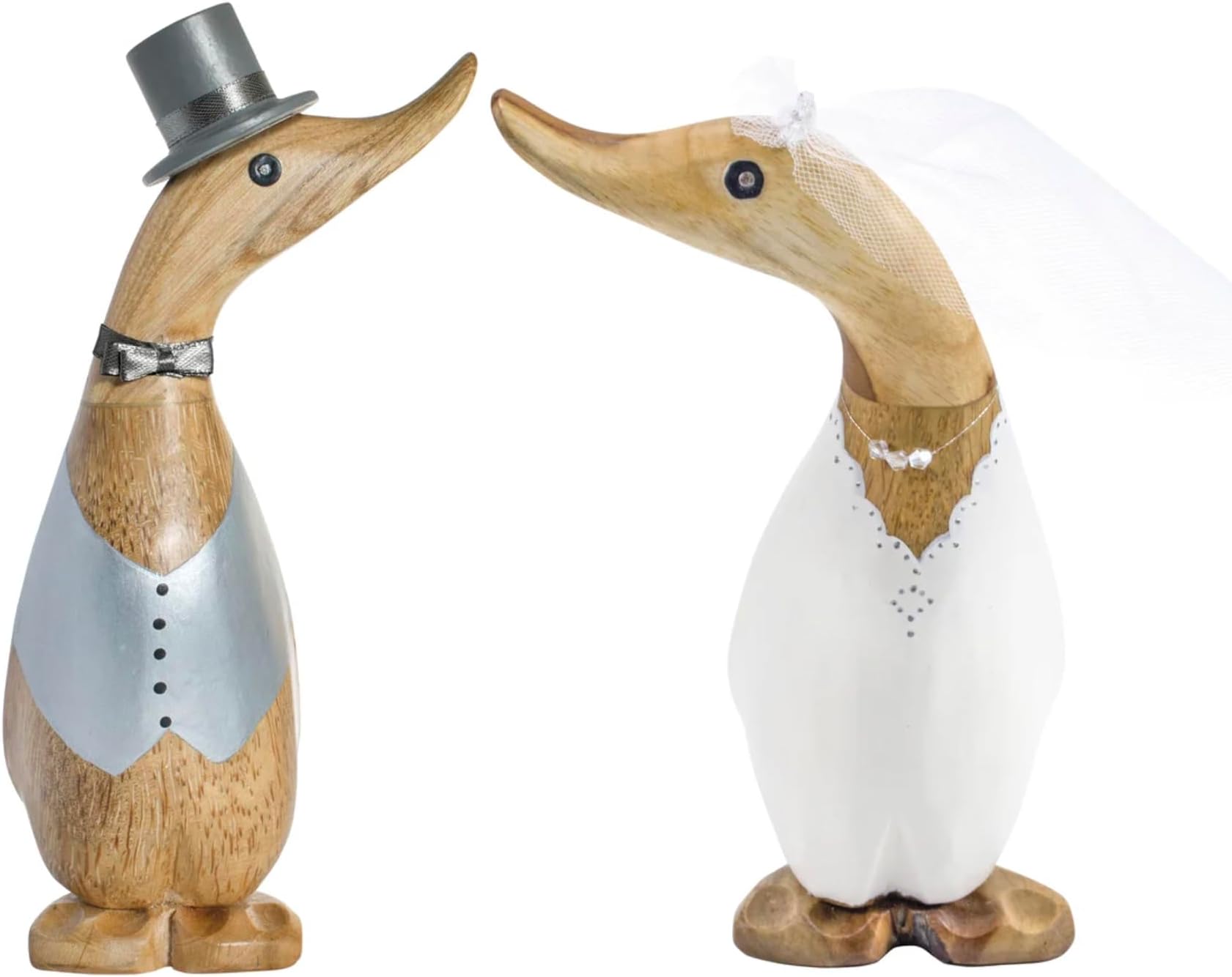 Wedding Ducks. Bride and Groom Ducks from