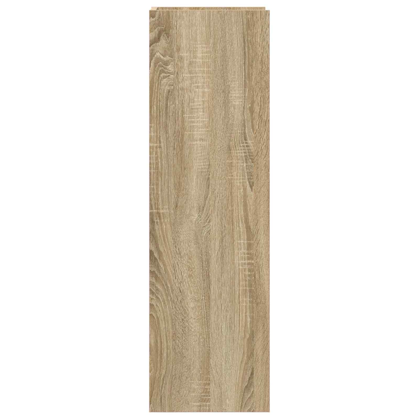 Stojak na rośliny 2 szt. Sonoma dąb 30 x 30 x 100 cm, inżynieria drewniana pionowa półka na rośliny, meble z otwartą ramą do salonu, oszczędność miejsca i łatwy montaż