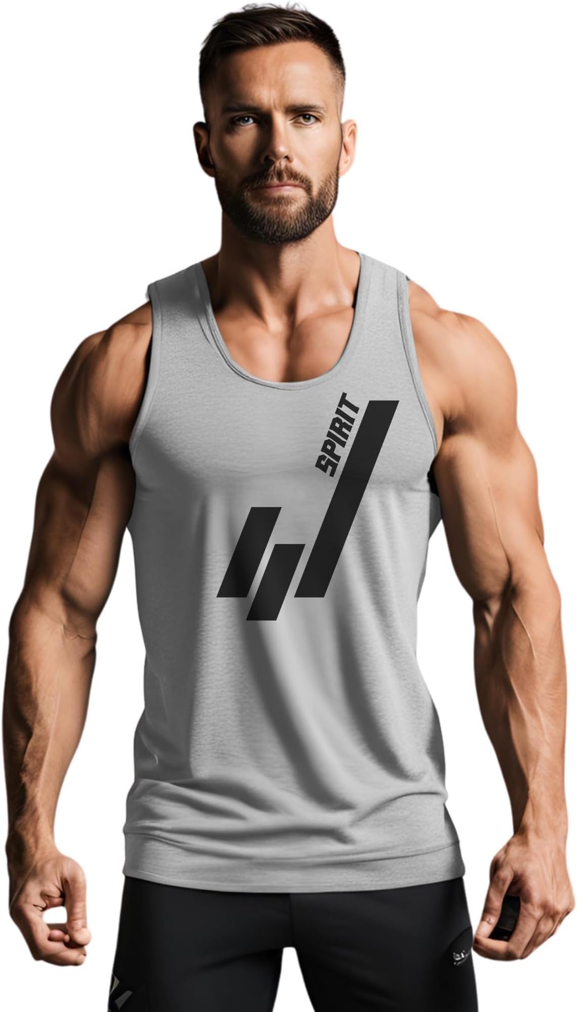 3Colours RGB Men's Active Wear Sleeveless Tank top, Gym Vest, Leisure wear SPIRINT