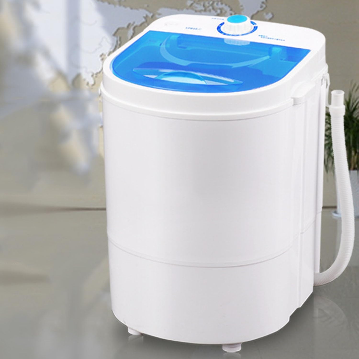 Lavatrice Portatile, Mini Lavatrice con centrifuga, Lavatrice da Viaggio, Washing Machine Lavatrice a Vasca Singola, Piccola Lavatrice per Biancheria Intima, Calzini, Asciugamani