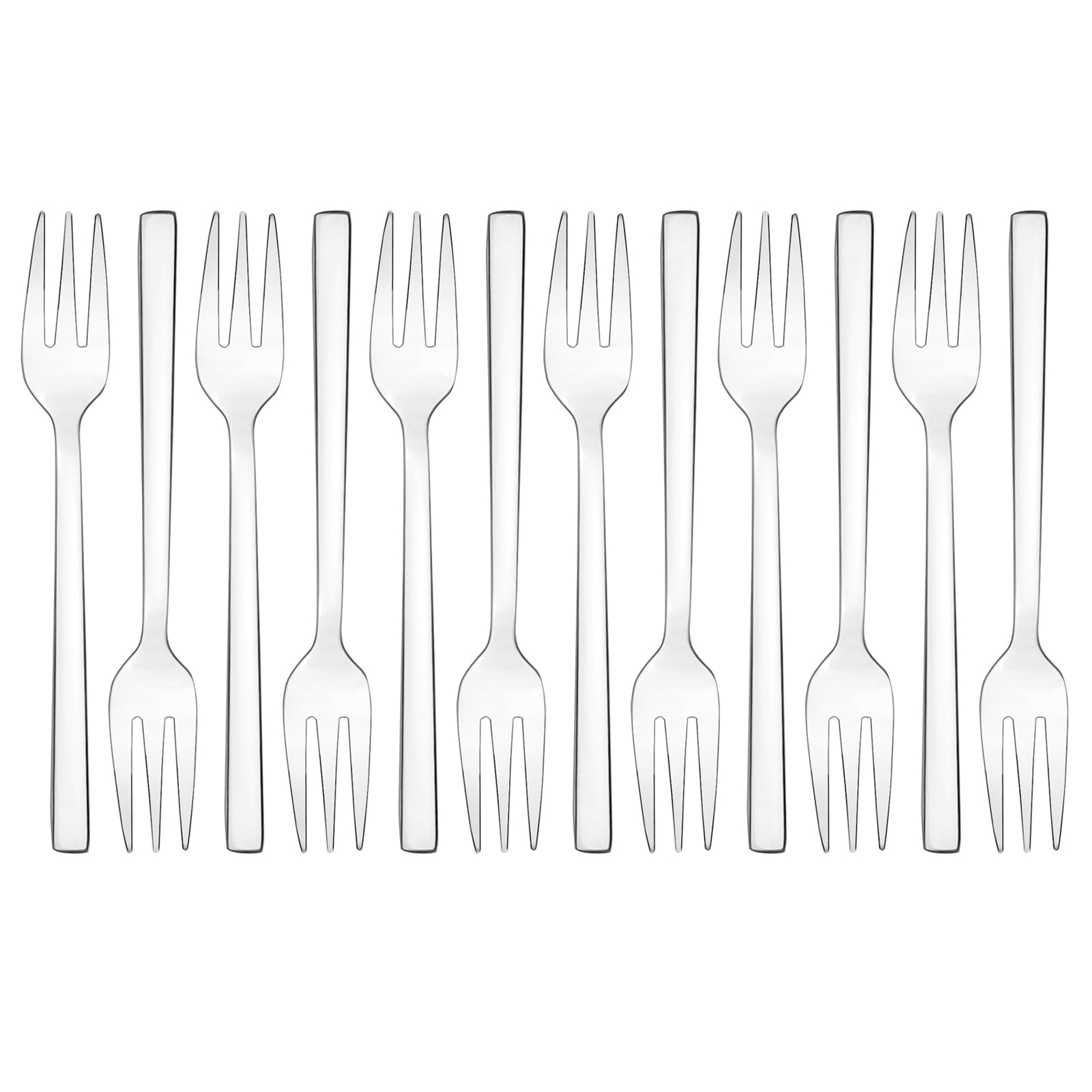 12-Piece Stainless Steel Small Tasting Fork, 3-Tines Fork — Amazon image 7