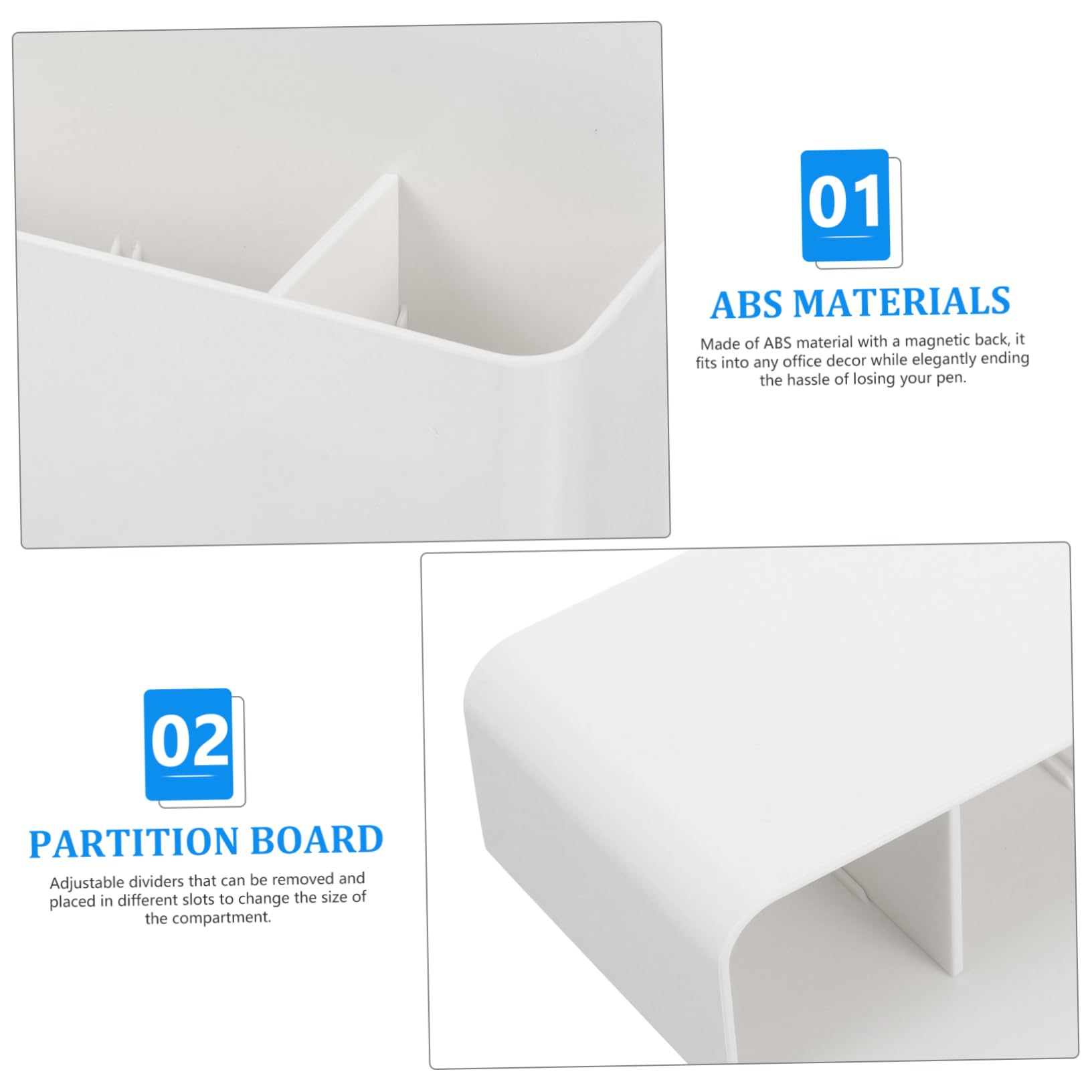 Tofficu 3pezzi Organizer Per Penne e Marcatori Portapenne Per e Casa Multifunzionale Per Lavagne e Scrivanie