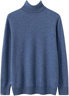 男性用セーター メンズ タートルネック カシミヤセーター シンプル 無地 ニットセーター 長袖 プルオーバー ファッション 万能 カーディガン メンズ長袖 (Color : A, Size : XXL)