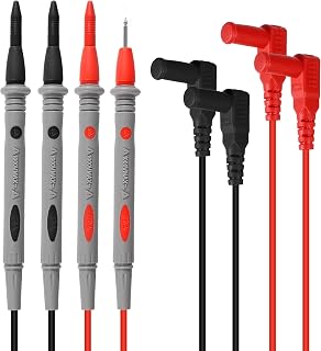 2set 10A Multimeter Test Lead Kit Probes Universal Cable Volt Meter Leads Tester Probe Wire Pen Cable for Digital Multimeters, Electronic Clamp Meter