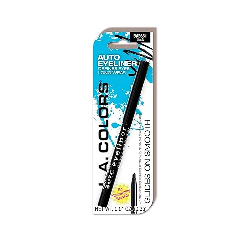 L.A. COLORS Lápiz Delineador Automático (Carded), Negro CBAE661A