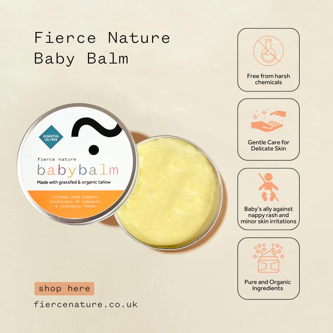 Fierce Nature Pure Organic Tallow Baby Balm