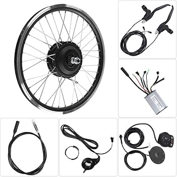 Amazon | 電動自転車モーターキット、20インチホイール24V 10AH