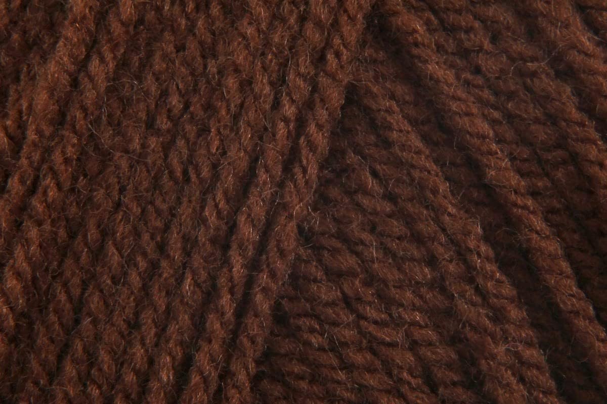 Sirdar Hayfield Bonus DK Crochet Yarn, 100% Acrylic Double Knitting Wool for Sweaters Jumpers Toys - 100g Ball - Chocolate (947) - Single (1 Ball)