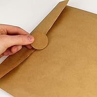 Vista 5 de ChromaLabel Etiquetas de punto Kraft de 1.50 pulgadas, 500 rollos