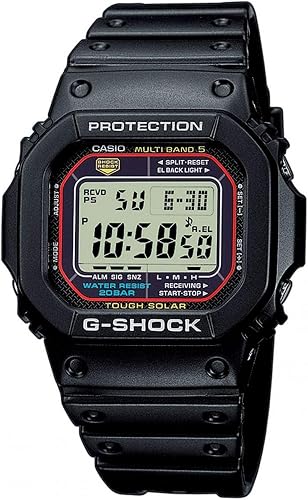 Casio Bracelet en résine Noire radiocommandé G-Shock Mult…