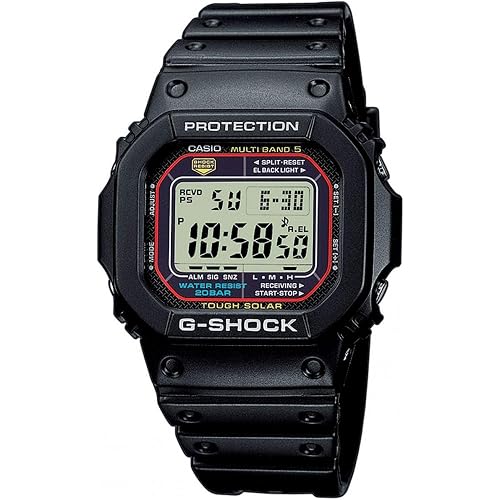 Casio Men's Digital Quartz Watch with Plastic Strap GW-M5610U-1ER, Black, 35.5 mm, GW-M5610U-1ER-AMZUK