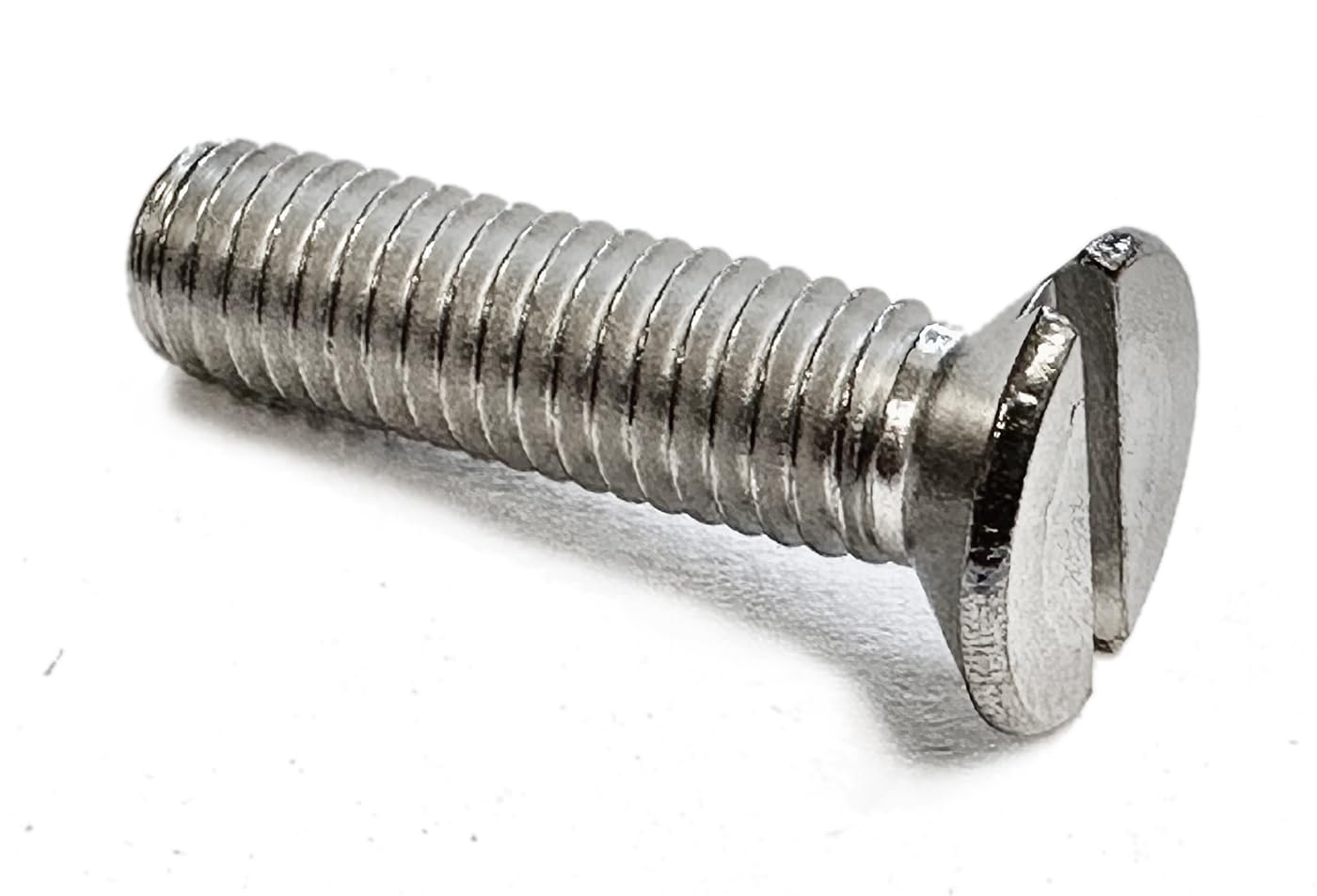 1/4"-20 UNC Slotted Drive Countersunk Flat Head Machine Screws, A2 Stainless Steel, 1/2" - 1 1/2" Long (20, 1/4 X 1 1/2")