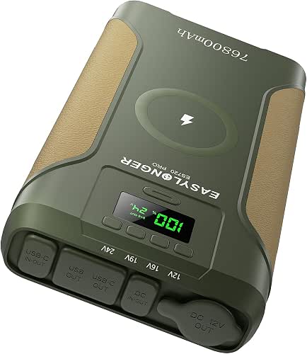 EASYLONGER CPAP Battery Backup Power Supply ES720 PRO, 276.48Wh Battery