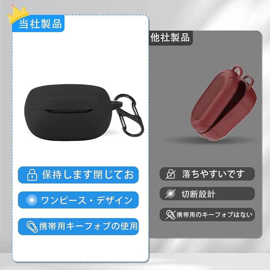 EDIFIER NeoBuds Planar シリコンカバー付！ Amazon | For EDIFIER NeoBuds Planar ケース カバー【HNWEIWEI