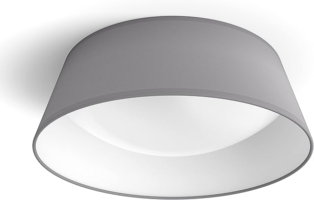 Philips LED Dawn Ceiling Light 3000K 14W [Neutral White - Grey]. for Indoor Lighting, Livingroom and Bedroom.