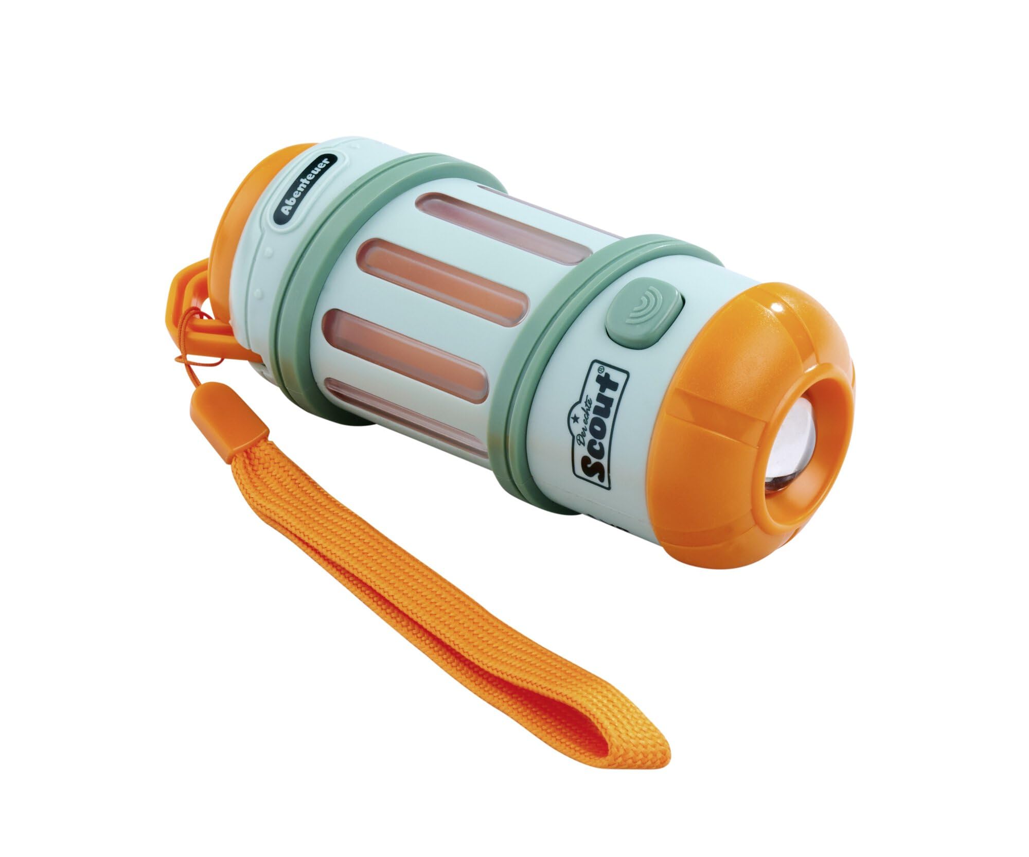 Simba 109452664 - Scout Kinder-Taschenlampe ab 5 Jahre - praktische 2-in-1 Leuchte mit Handschlaufe, Forscher- und Entdecker-Spielzeug für Mädchen und Jungen