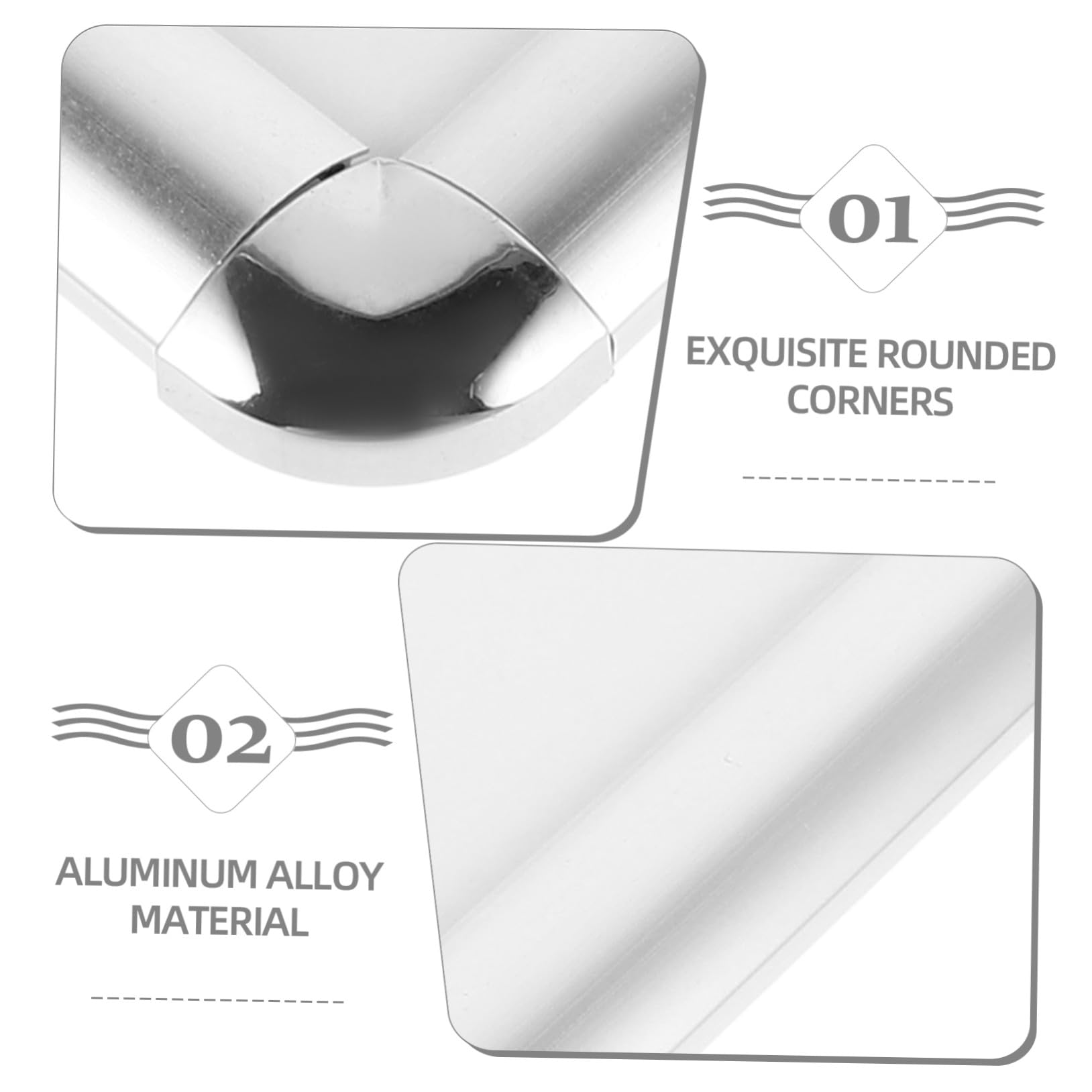 Marco de Fotos Ligero y Fácil de Cambiar Pósters A4 de Aleación de Aluminio Diseño Abatible Adecuado para Exhibir Certificados y Anuncios en Pared