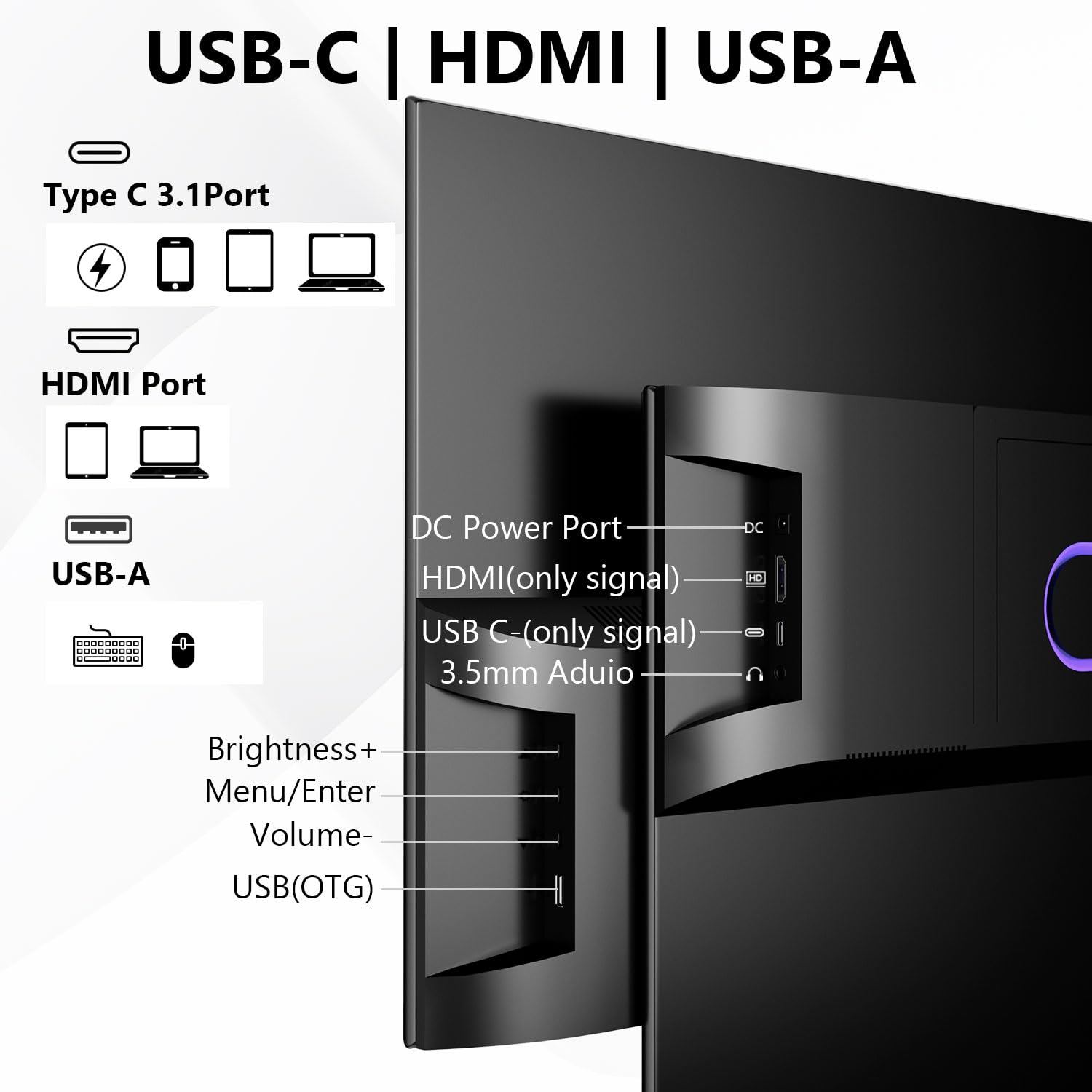 Amazon.co.jp: Prechen 27インチ 2K QHD 100Hz タッチスクリーン