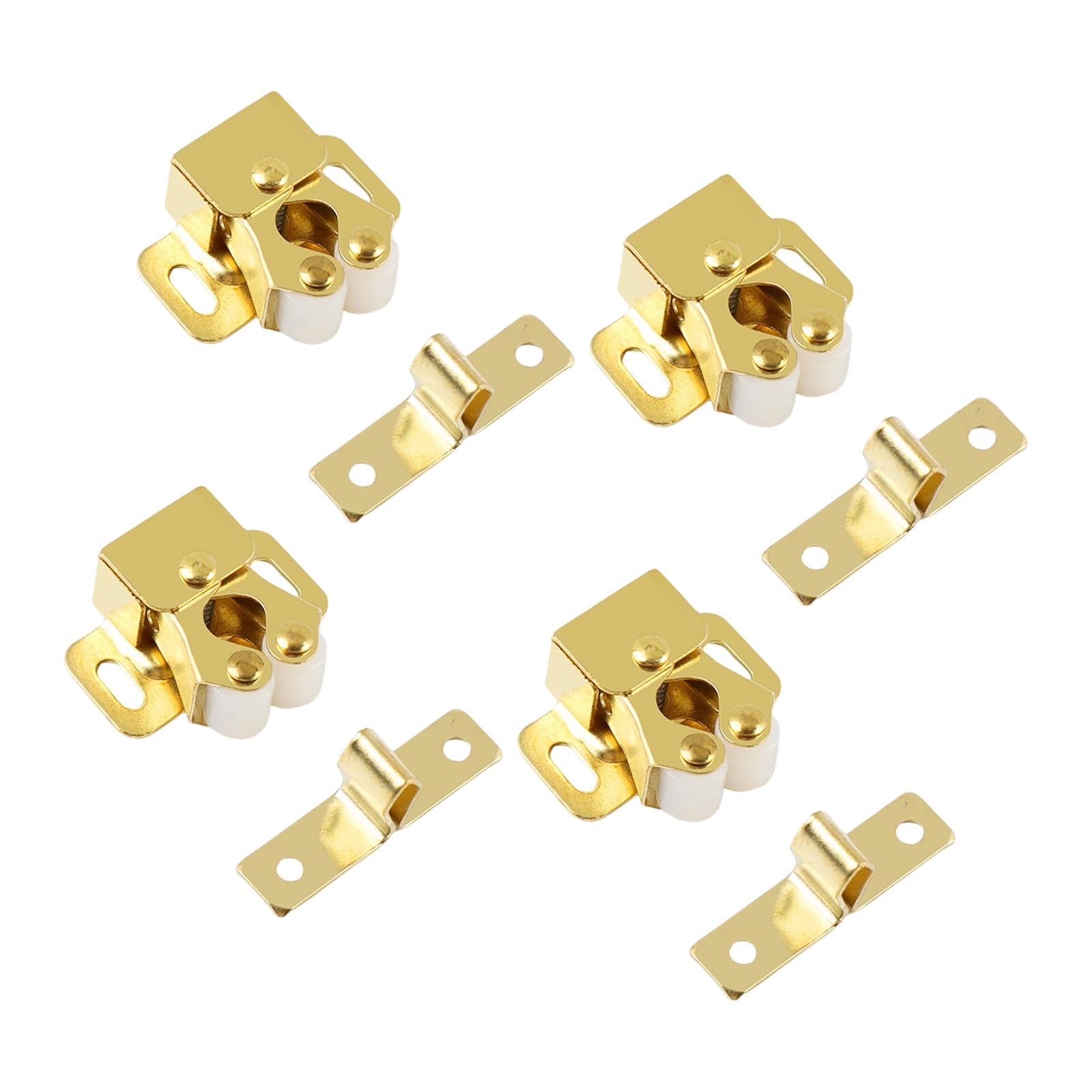 Nucelit Gold Durability Cabinet Door Clamps With Quiet Closing Mechanism For Wardrobe Closet Hardwares Accessories Adjustable Wardrobe Door Clip