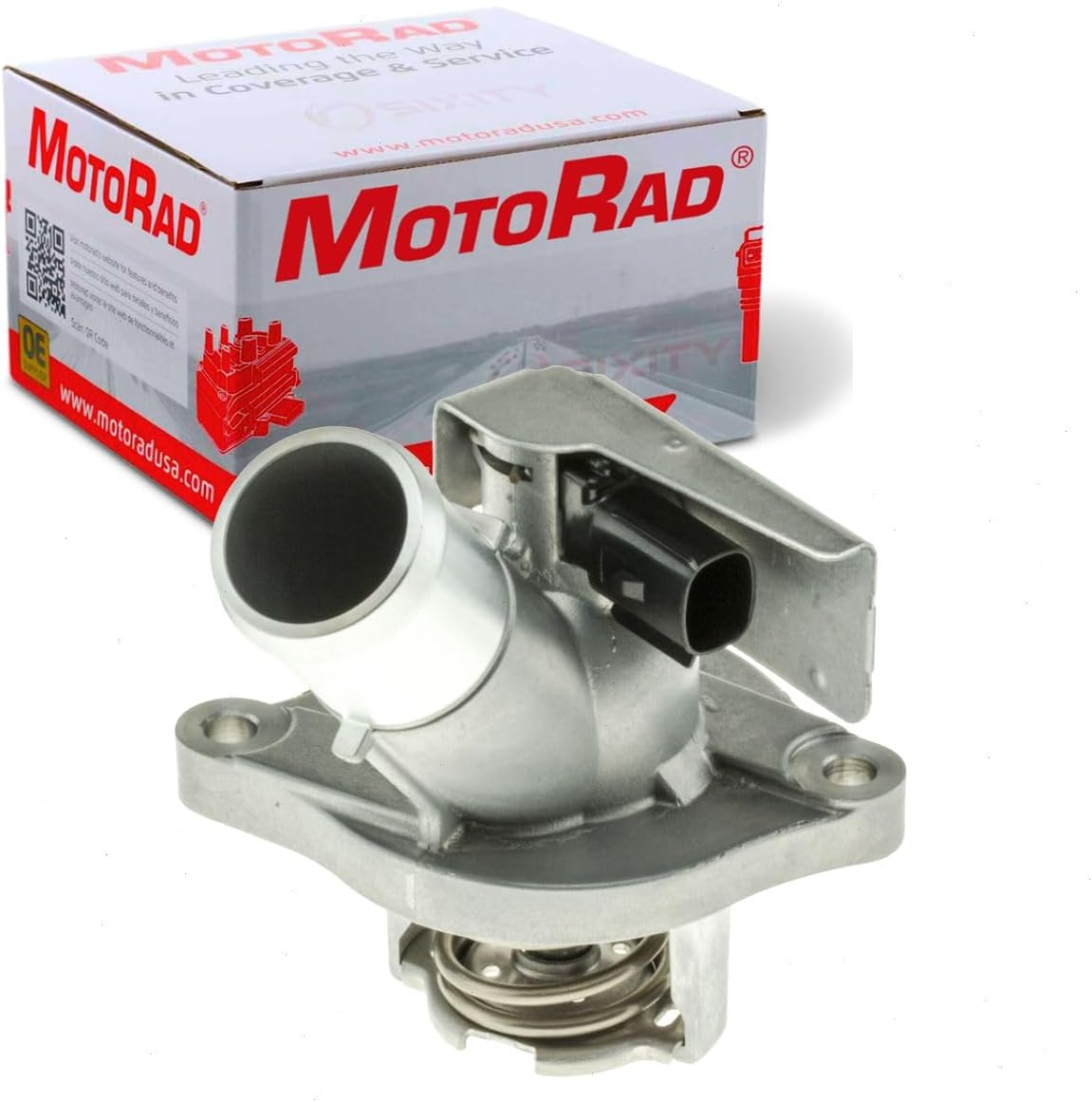 MotoRad Engine Coolant Thermostat compatible with Chevrolet Colorado 2015-2018