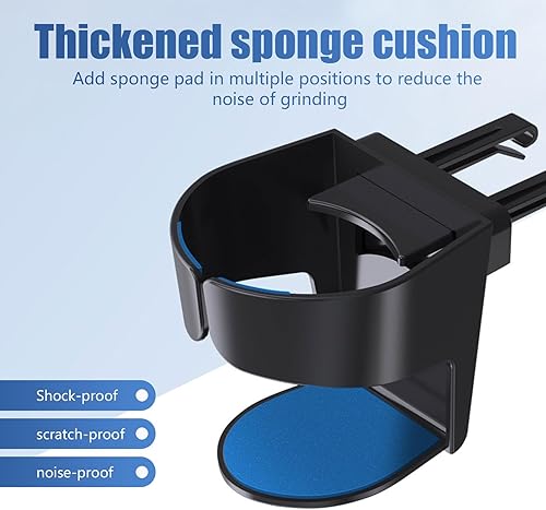 Miniatura 4 de 1 soporte para taza de ventilación de aire acondicionado de automóvil, a prueba de golpes y fugas, limitador de taza de agua, soporte multifuncional