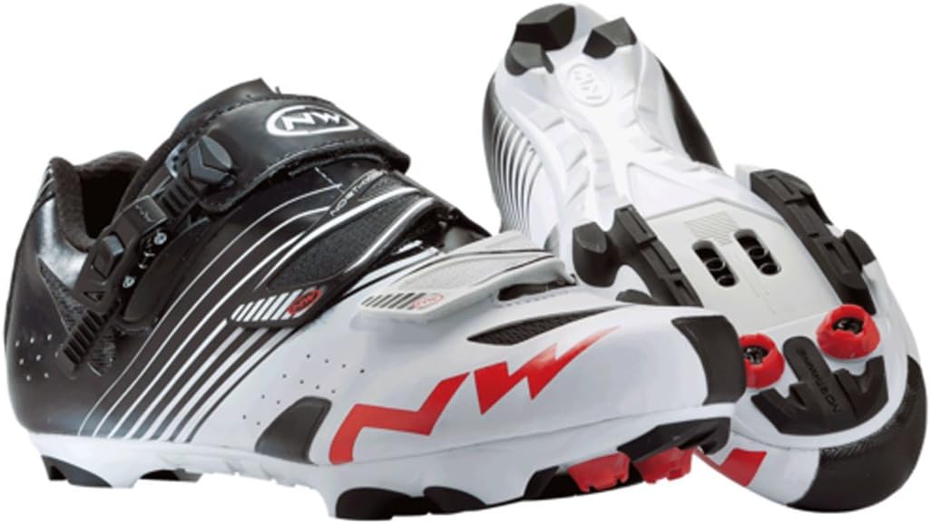 Northwave 2014 Men's Hammer SRS Mountain Bike Shoe - 80142003-51 (White/Black - 45)